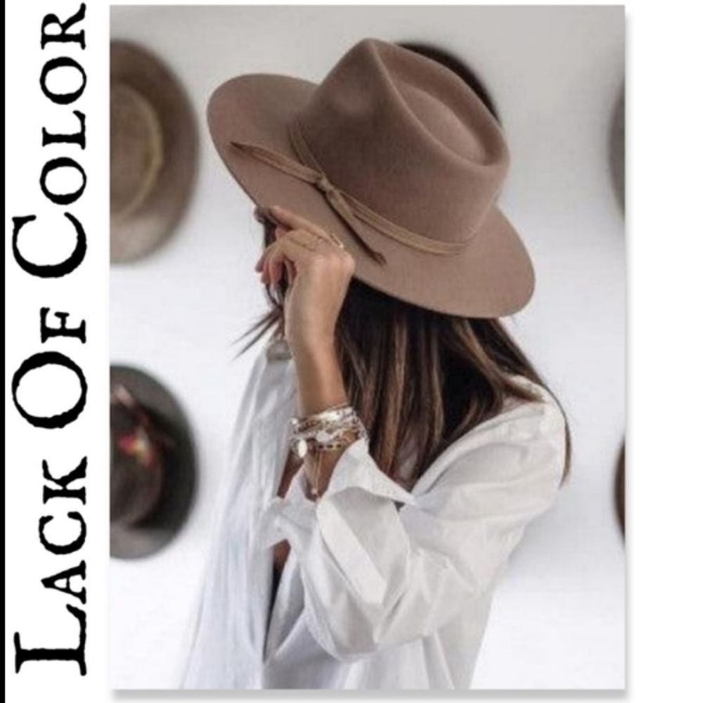 Lack Of Color Zulu Hat in Sand Free People Australian Wool STUNNING - Picture 13 of 13